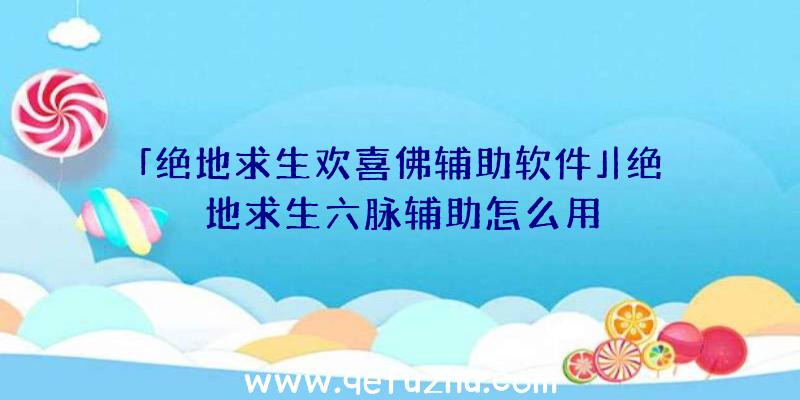 「绝地求生欢喜佛辅助软件」|绝地求生六脉辅助怎么用